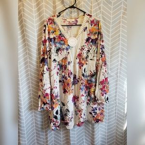 2XL Floral Umgee Dress NWT